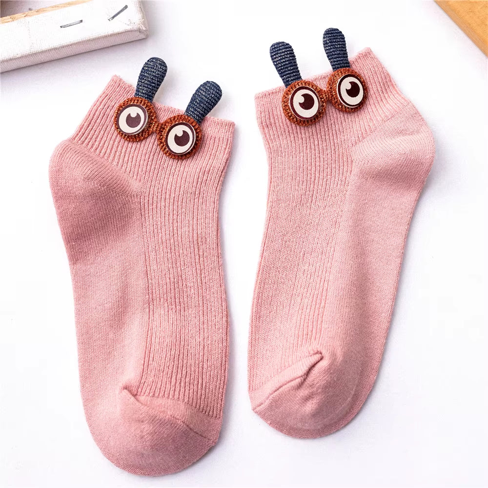Women’s 3D Rabbit Ear Ankle Socks