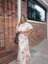 Summer Backless Print Dress for Women