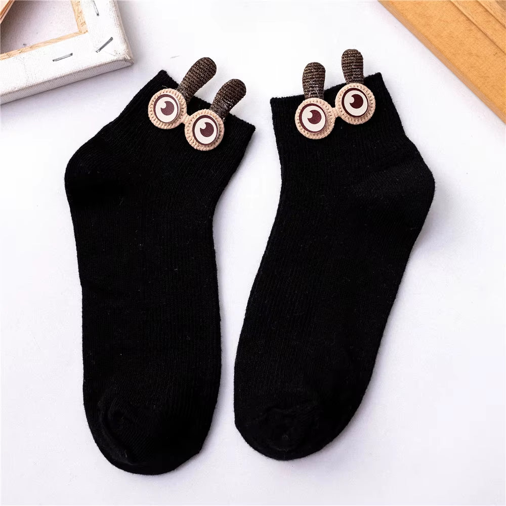 Women’s 3D Rabbit Ear Ankle Socks