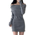 Women’s Cold Shoulder Sweater Dress