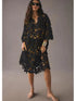 Sexy Lace Hollow Out V-Neck Beach Dress