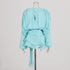 Elegant Splice Lace-Up Dress
