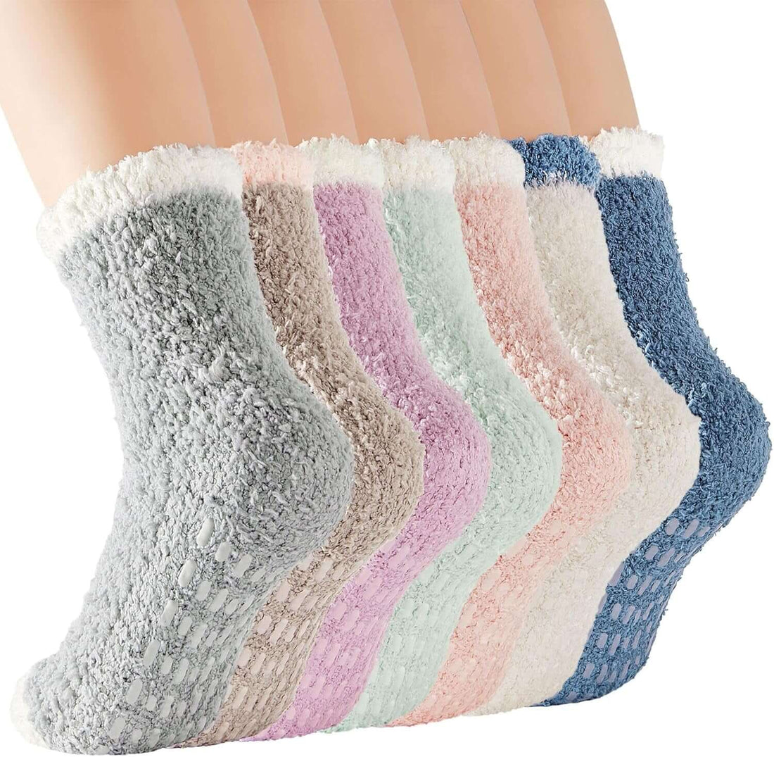 Women’s Fuzzy Slipper Socks