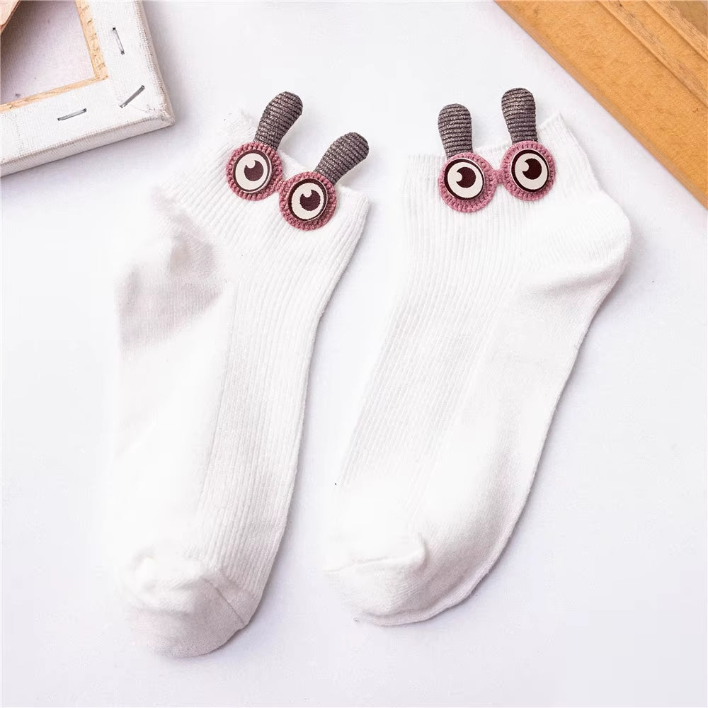 Women’s 3D Rabbit Ear Ankle Socks
