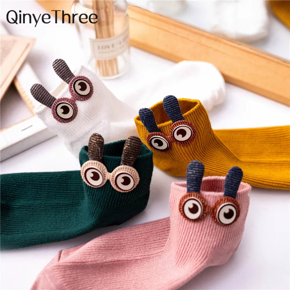Women’s 3D Rabbit Ear Ankle Socks