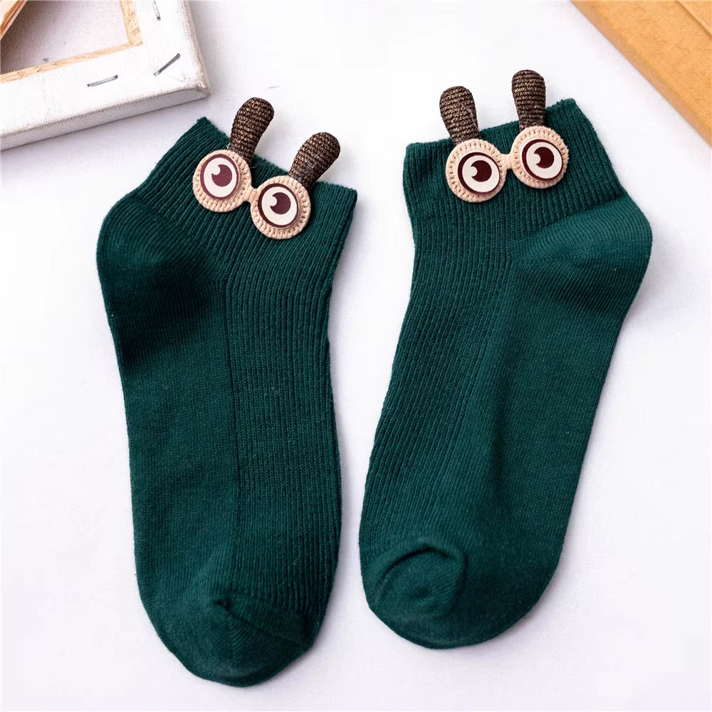 Women’s 3D Rabbit Ear Ankle Socks